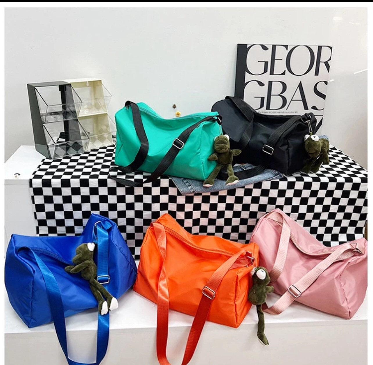 ￼8Y4 Al Sahhia Men Women Exercise Bag Yoga Gym Sports Fitness Travel Leisure Bags Beg 2pcs