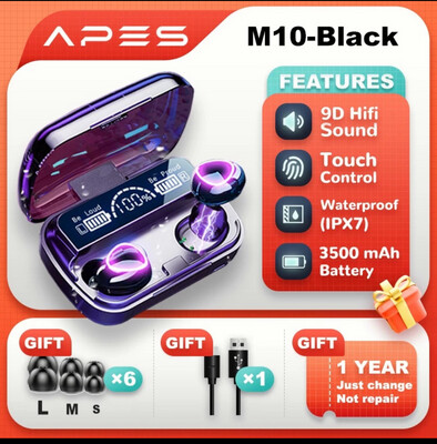 M10 G11 Smart TWS Wireless Earphone Bluetooth 5.0 Earbud Touch In-ear 9D Stereo Sports with Mic headset headphone 耳机 1pcs $10/2pcs $14.00 (if 2 buat kuantiti 2)