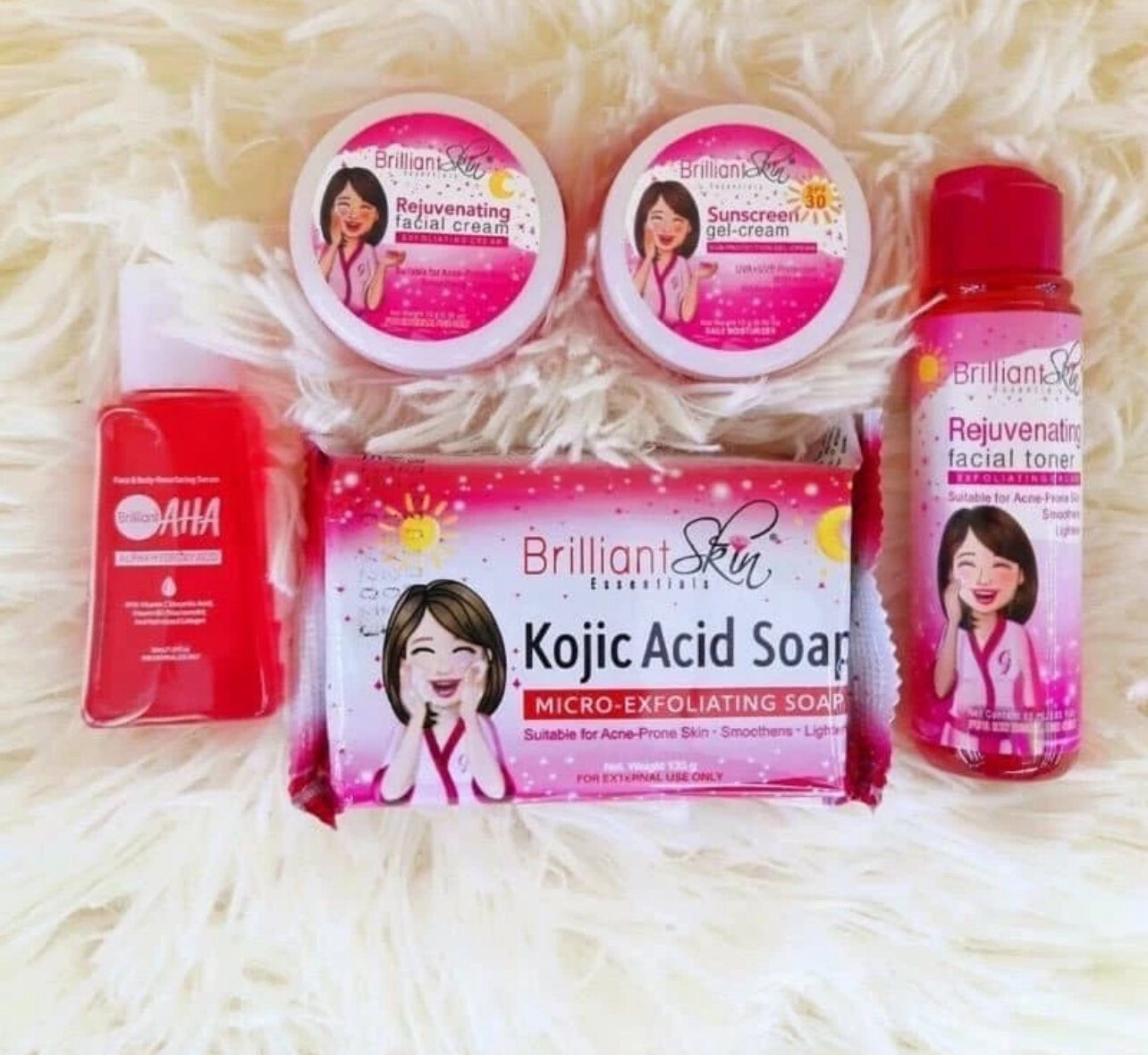 Brilliant set 6in1 in1 4in1 rejuv facial care original 1set
