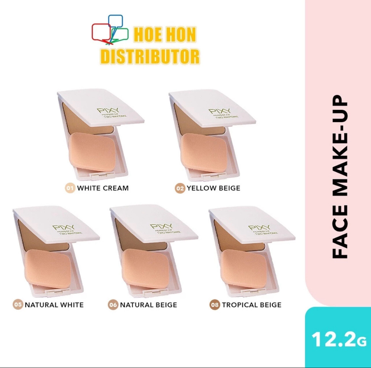 Pixy Mirror UV Whitening SPF15 Two Way Cake 12.2g  (ORIGINAL) 2pcs