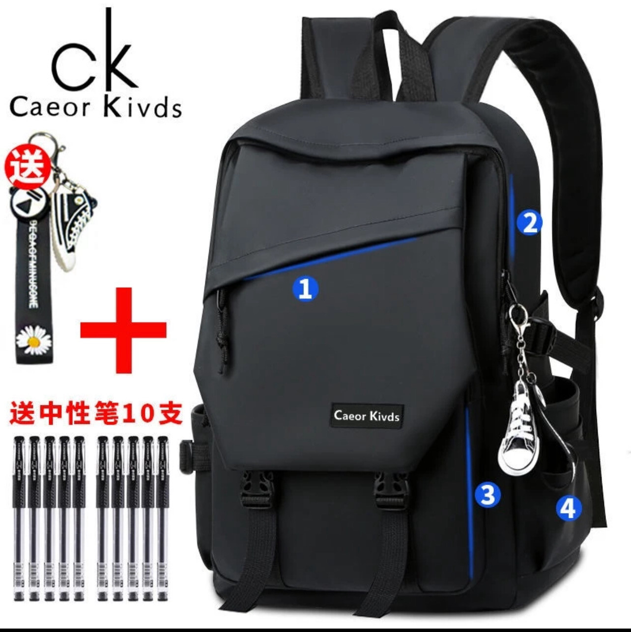 [Ready Stock Fast Shipping] Hot-selling Men&#39;s Backpack Men&#39;s Backpack Men&#39;s Trendy Large-capacity High School Junior High School Students Schoolbag