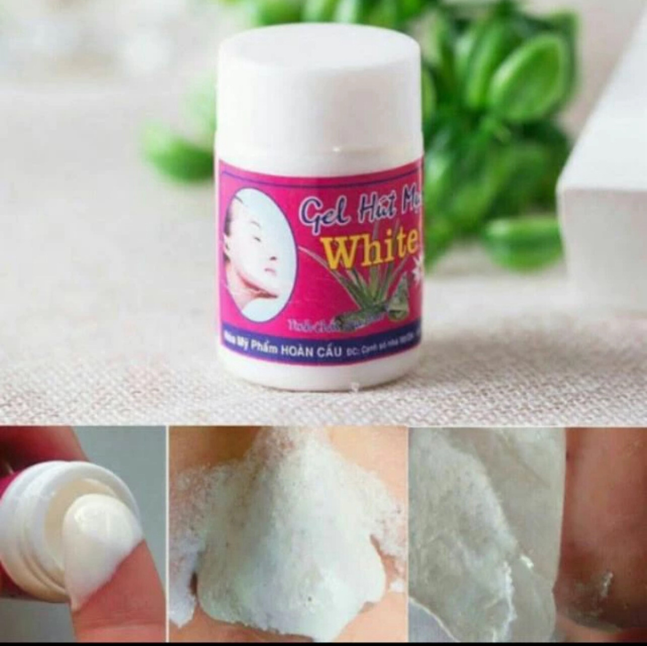 VIETNAM MASK GEL PAPER BLACKHEAD WHITEHEAD REMOVER EXTRA PAPER ORIGINAL [6PCS] 4bottle