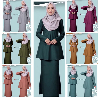BAJU KURUNG COMO CREPE