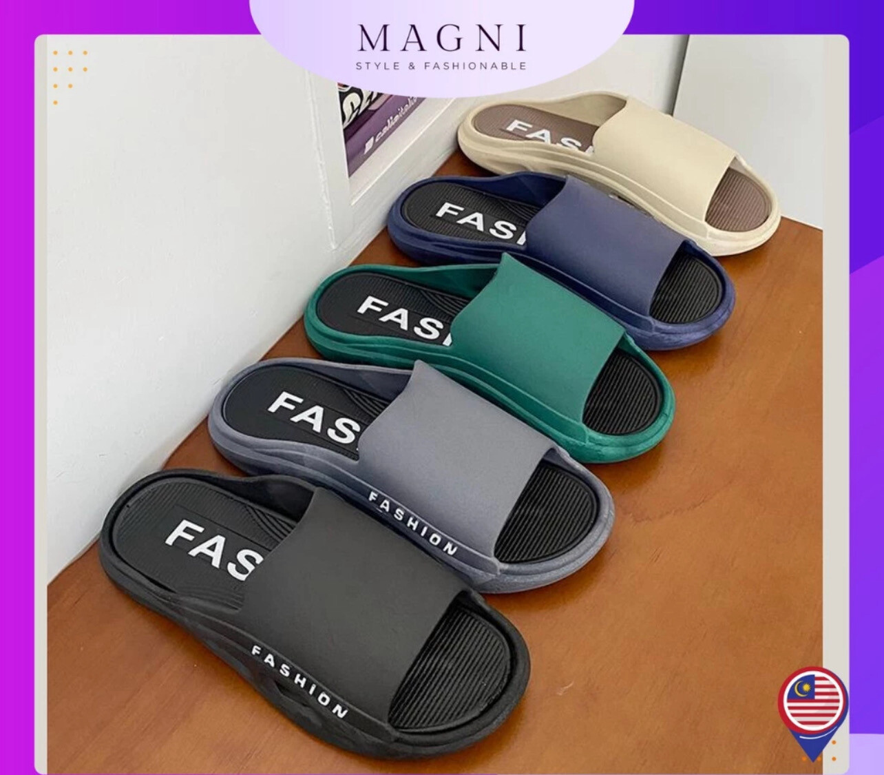 READY STOCK Women Men Selipar Slippers Kasut Wanita Perempuan Lelaki 173 2pair (2kiri/2kanan)