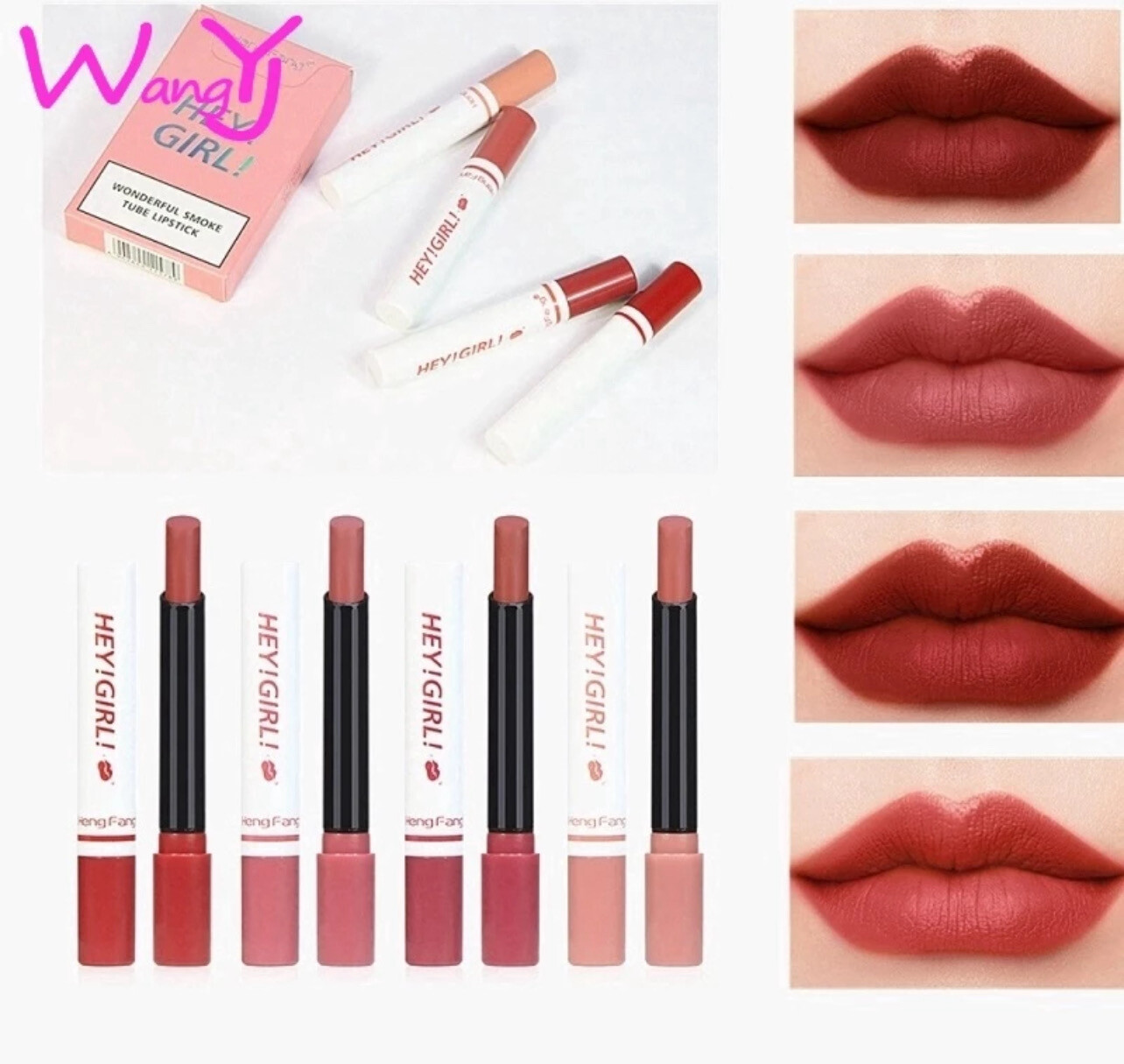 Lipstick Korea 4 Color Set Lasting Matte Lipstick 2set