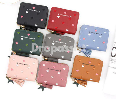 ￼DROPASSIST 1563 Woman Short Wallet Bag Dompet Wanita Perempuan Pouch Purse Beg Tangan Coin Wanita 3pcs