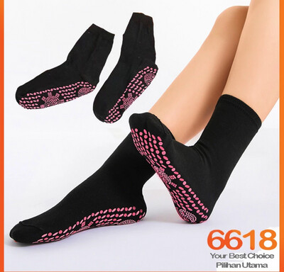 Stokin Terapi Urut Sakit Kaki Bengkak Sarung Haba Panas Magnetic Self Heating Sport Comfortable Breathable Massage Socks 9pair (9kiri/9kanan)