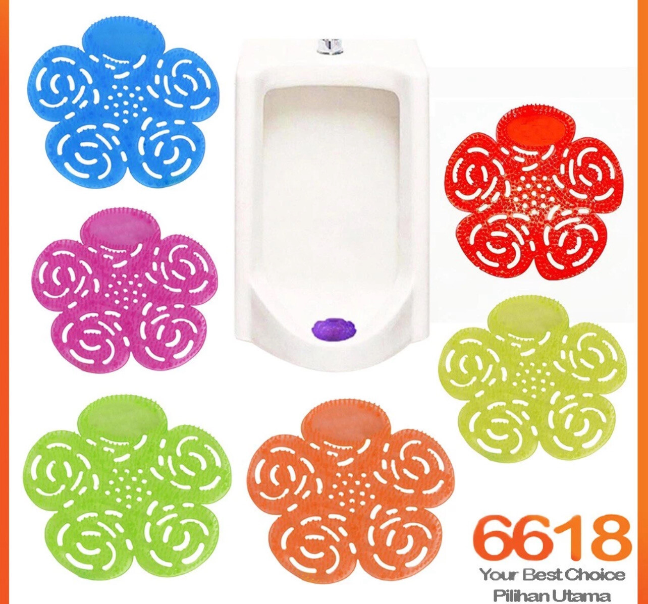 Pewangi Lantai Campak Bilik Air Tandas Toilet Screen Pad Air Freshener Drain Cleaner 7pcs (random)