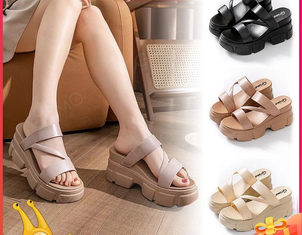READY STOCK💝 GRIMO Tosphere Highheel Women’s Kasut Tinggi Perempuan Woman Fashion Shoe Shoes High Heel Heels ks18153