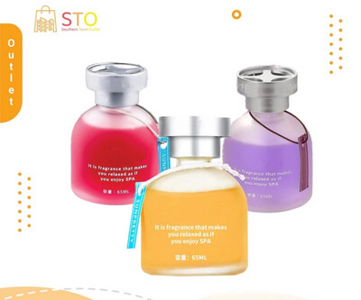 STO Long-Lasting Odor Eliminator Elegant Car Fragrance Perfume Aroma Diffuser Car Interior Decoration [65ml] 4 bottle