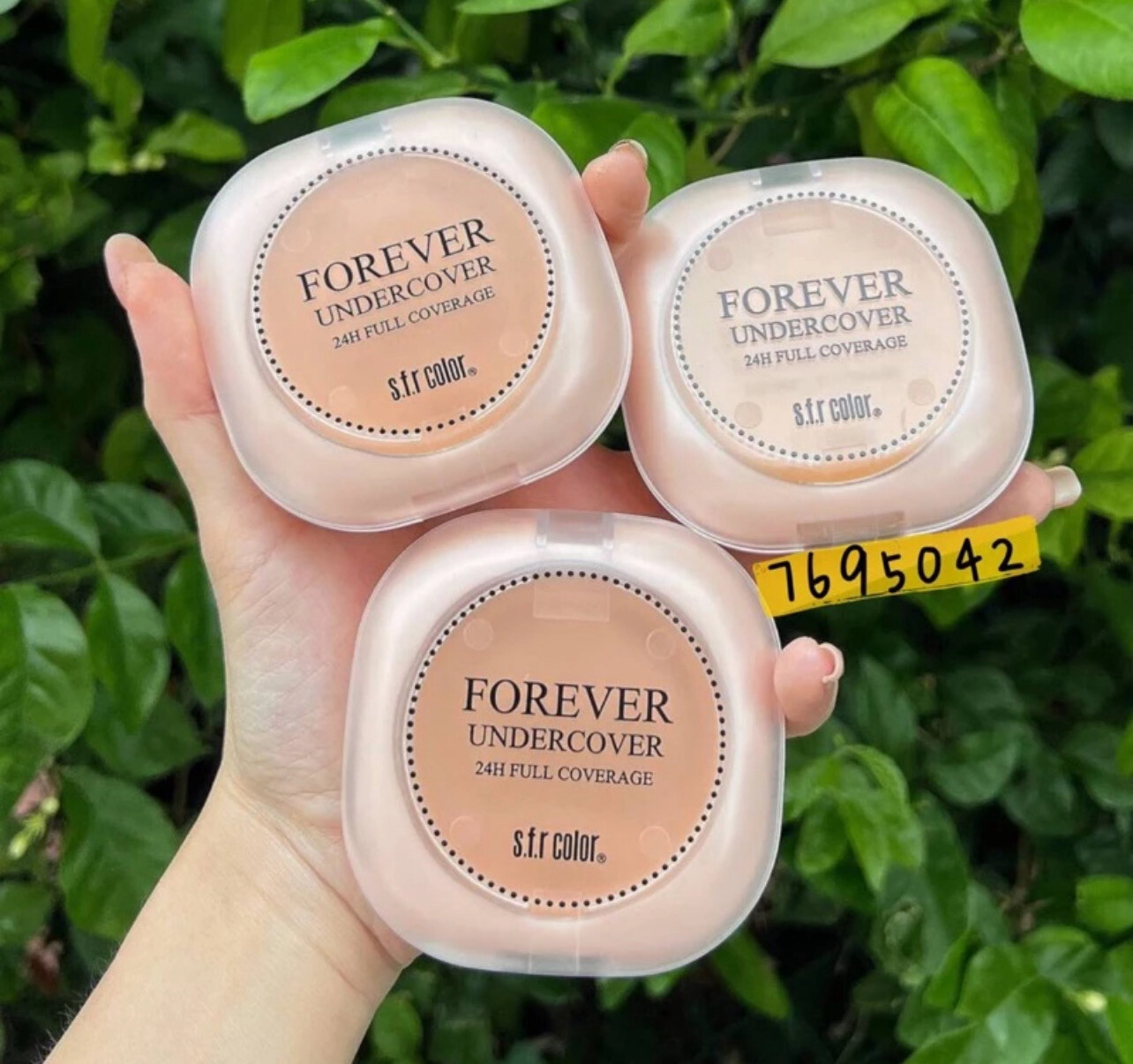 compact powder full cover bedak padat 2in1  sfr color 2pcs