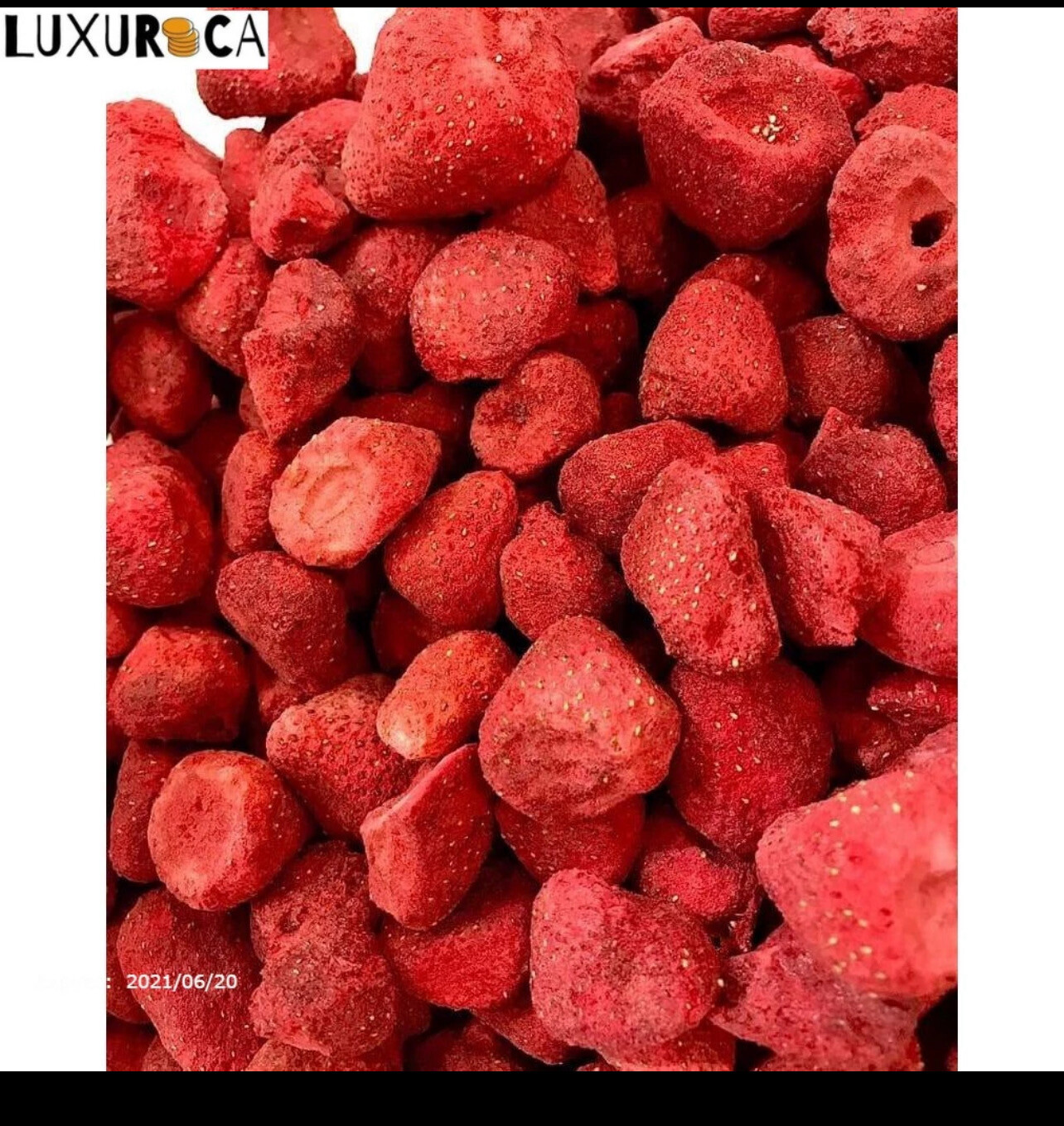 韩国老爷爷 草莓干 FREEZE DRIED STRAWBERRY 2packet : 200gm (1 Packet each 100gm)