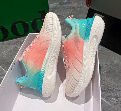 Couple Running Shoes Sports Shoes Women Soft-Soled Breathable Shoes Flying Woven Soft-Soled Skipping Rope