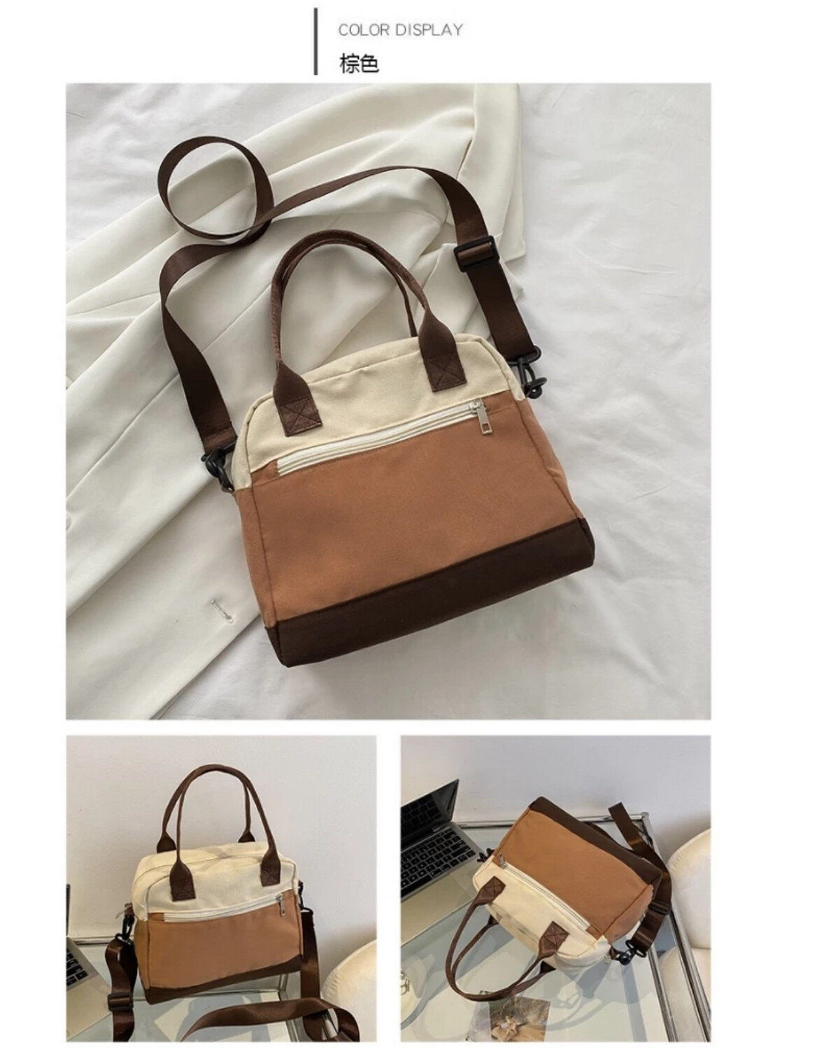 ￼Woman handbag big handbag zipper bag * beg tangan wanita besar beg tangan perempuan beg zip besar 女士手提包、拉链手提包
