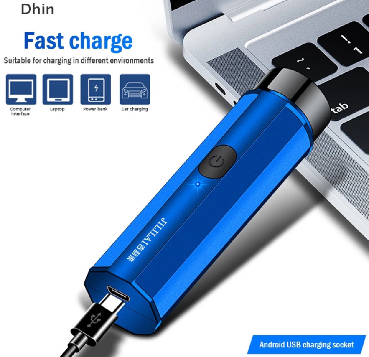 [Dhin] 2022 Mini Electric Shaver for Men Portable Electric Razor Beard USB Shaver COD 2pcs