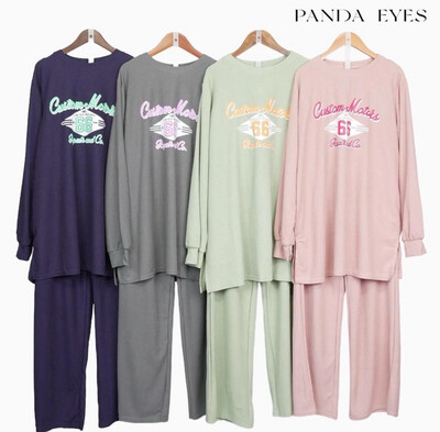 ￼PANDAEYES SWEATSHIRT SET PANTS PRINTED (CLO-CNQM9543BLLP)
