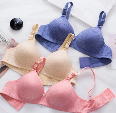 ￼🔥Shocking Sale🔥Adjustable Women Bra B1 Bamboo Charcoal Simple&amp;Thin Wireless Bra without Rims Women Underwear 衣服 女装 内衣 文胸 3pcs