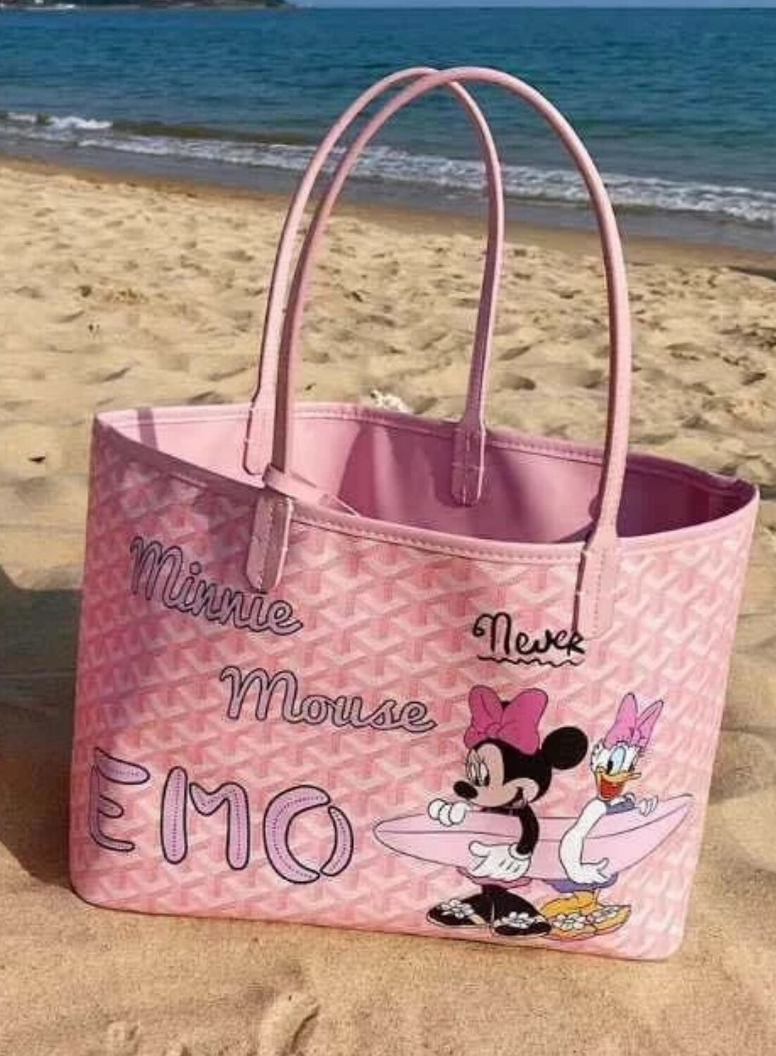 Fast Shipping Bag Female Bag New Style 2020 Korean Dog Tooth Bag Vegetable Basket Tote Bag One Shoulder Large Capacity Handbag Female  Bag