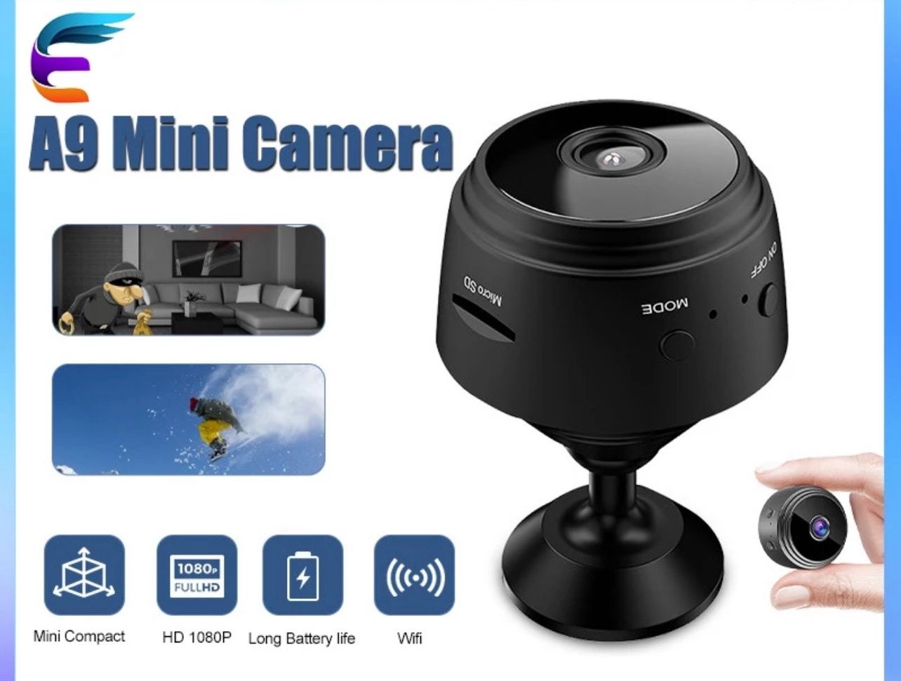 A9 Mini Wireless Camera WiFi 1080P HD Hidden Camera Infrared Night Vision Family Enterprise Security Surveillance 摄像头 1 $10/ 2 $16