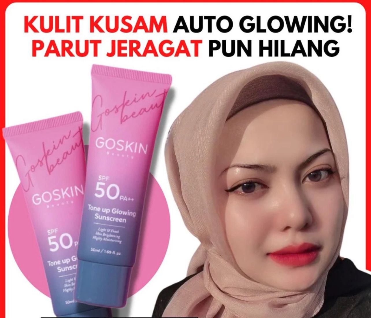 Sunscreen Tinted Cream Physical Cream Goskin Mini Sunscreen