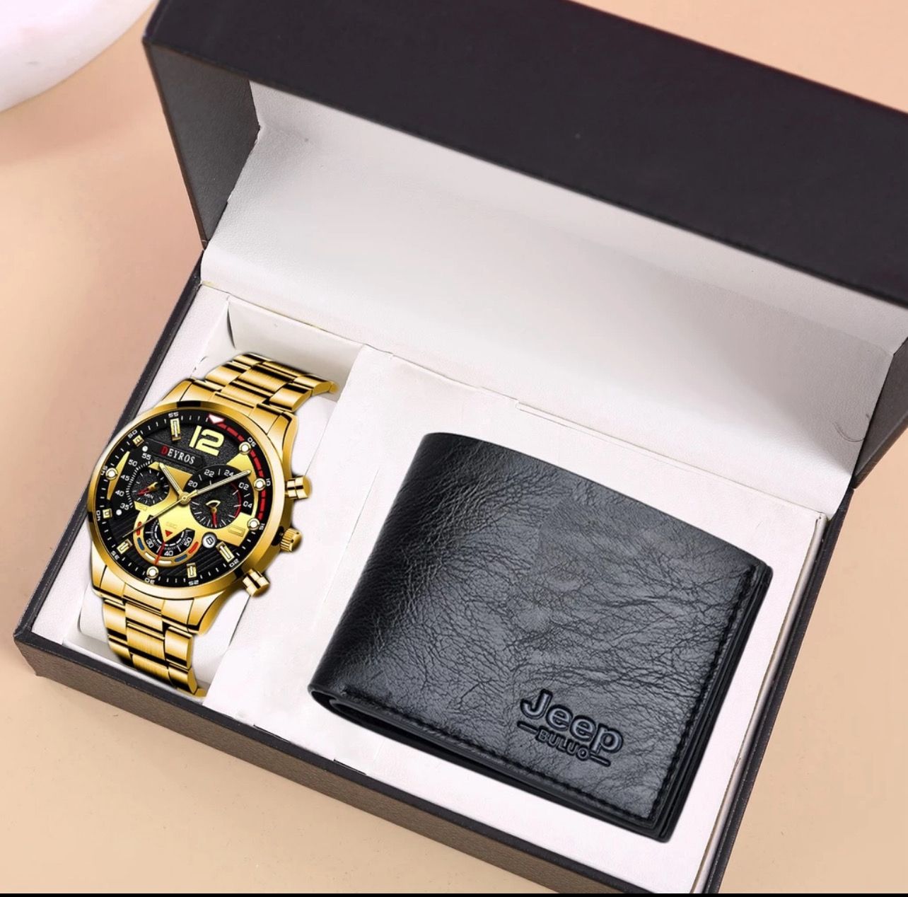 2pcs Watch Wallet Set Minimalist Temperament  Commemorative Day Valentine&#39;s Day Gifts NOBOX 1ser