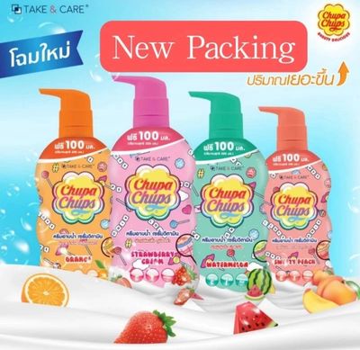 ￼Chupa Chups Bath &amp; Shower Double Vitamin &amp; Brightening *550ml*