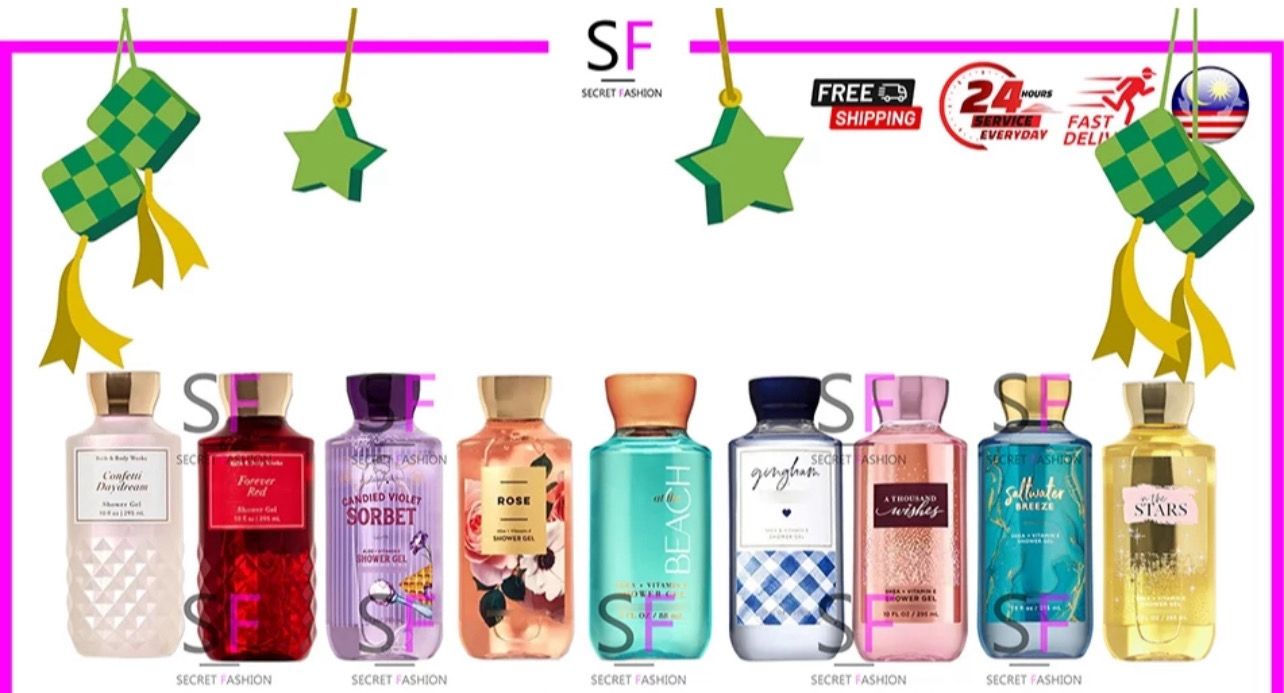 ￼BBW Fragrance Body Shower Gel 295ml Jualan Sampai Habis BBW Fragrance Body Shower Gel 295ml 2bottle