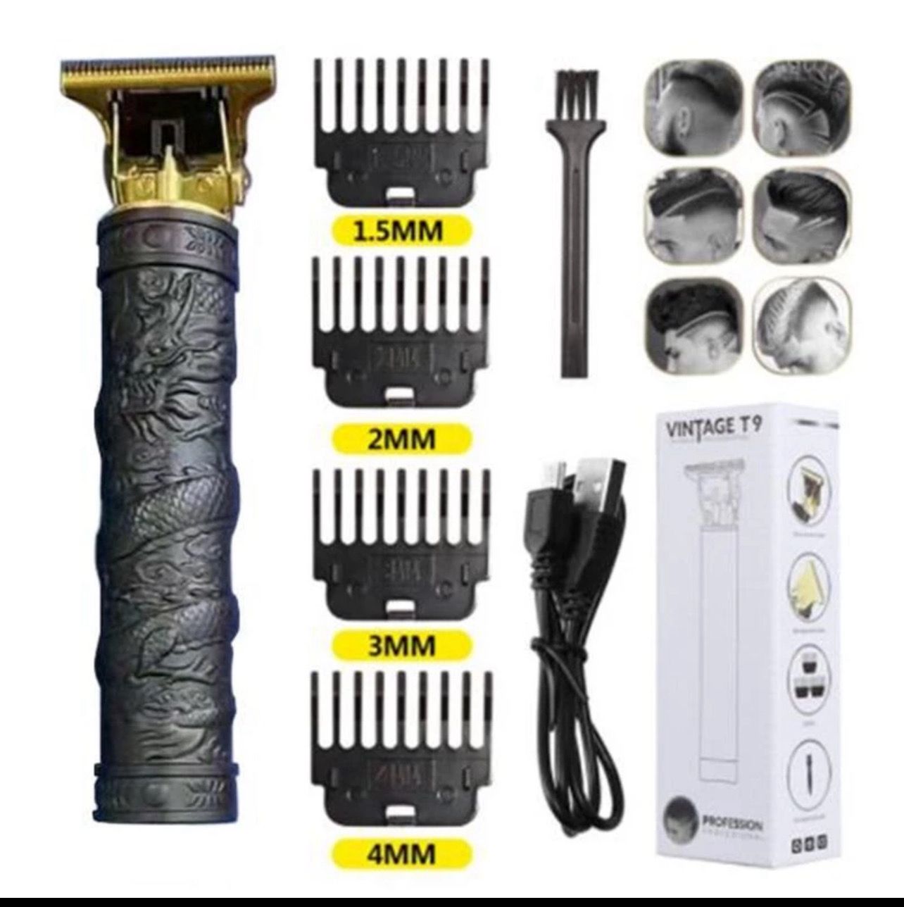 ￼USB Professional Electric Hair Trimmer Clipper Cutting Machine Home Haircut for Men 1set