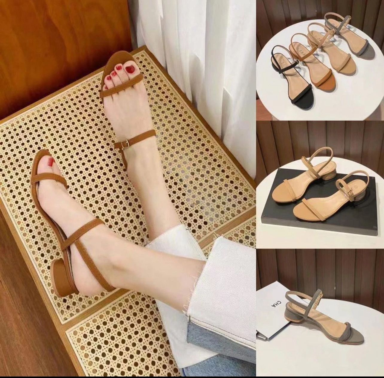 ￼Fashion Block Heels Sandals, Fomen&#39;s Hgh Heels