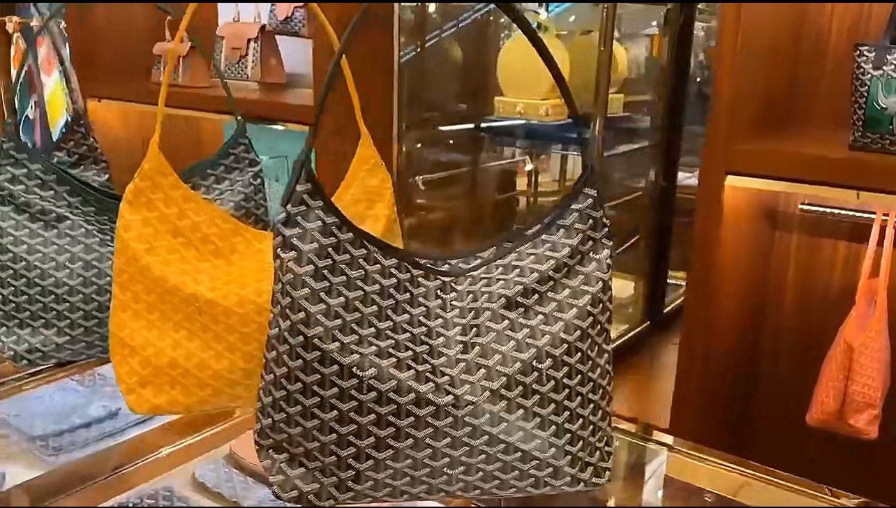 ￼Goya Dog Teeth hobo Underarm Bag Baguette Large Capacity Shopping Zipper Shoulder Child Mother Tote With Gift GY777777 (Promo From Supplier harga asal $58 jadi $27)😍😍😍