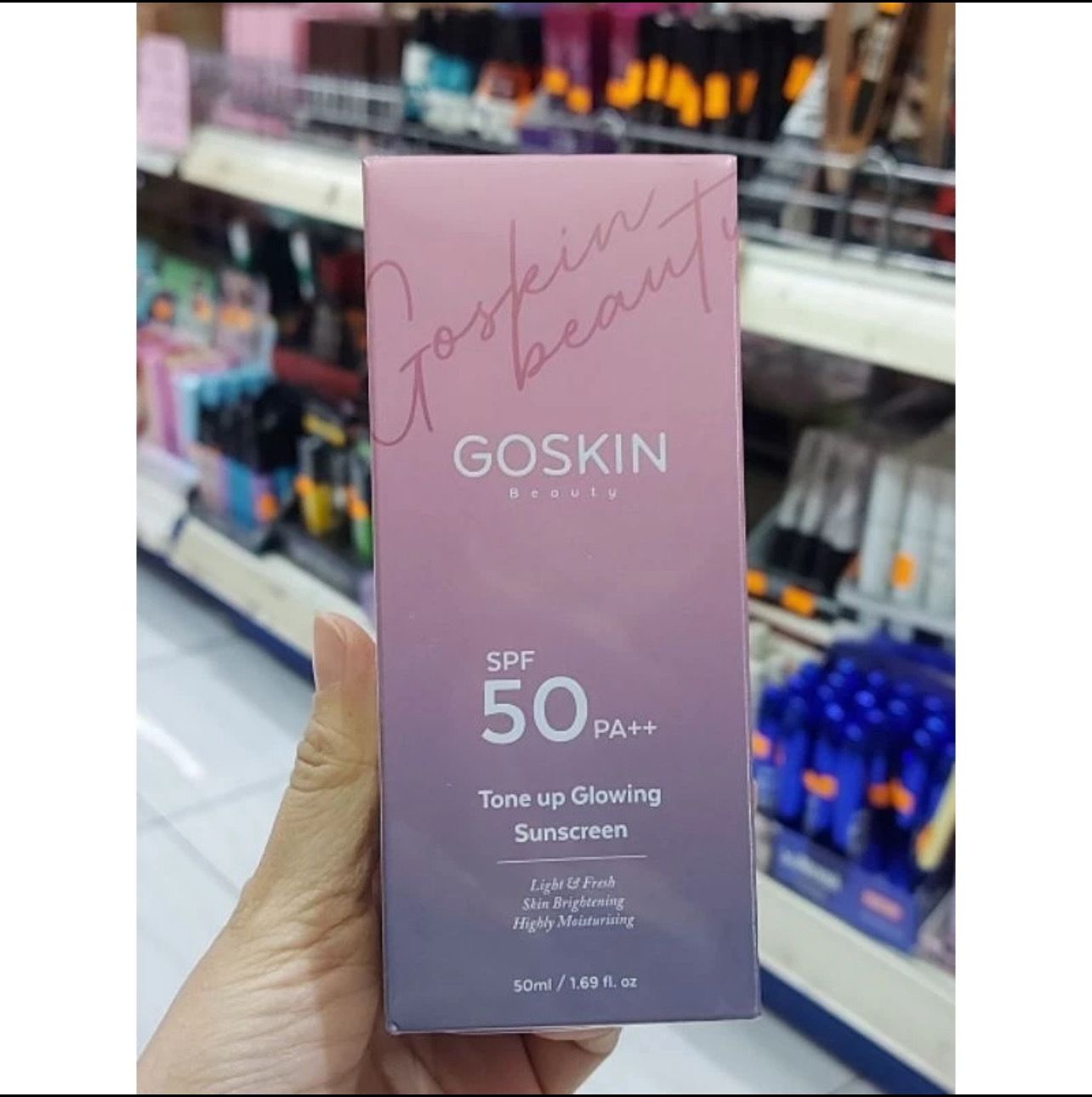 ￼GOSKIN SPF 50 TONE UP SUNSCREEN 50ml (Big Size)