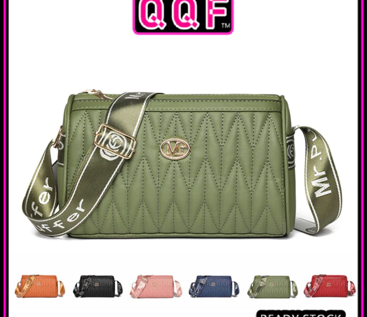 ￼1585 PU SLING BAG KULIT leather Casual Beg Tangan Wanita women Shoulder Wallet Purse Travel READY STOCK QQF WHOLESALE (Promo)