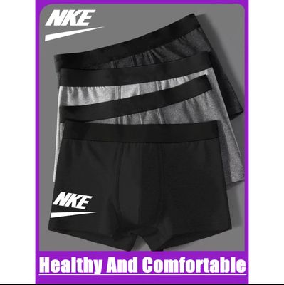 ￼【READY STOCK】NKE Man Fierce Boxer Briefs  lelaki seluar dalam Free Size 45kg - 80kg men underwear 4pcs