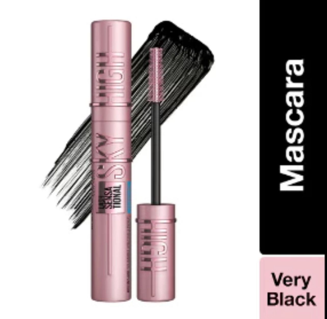 ￼Maybelline Lash Sensational Sky High Waterproof Mascara Very Black 6ml 4pcs