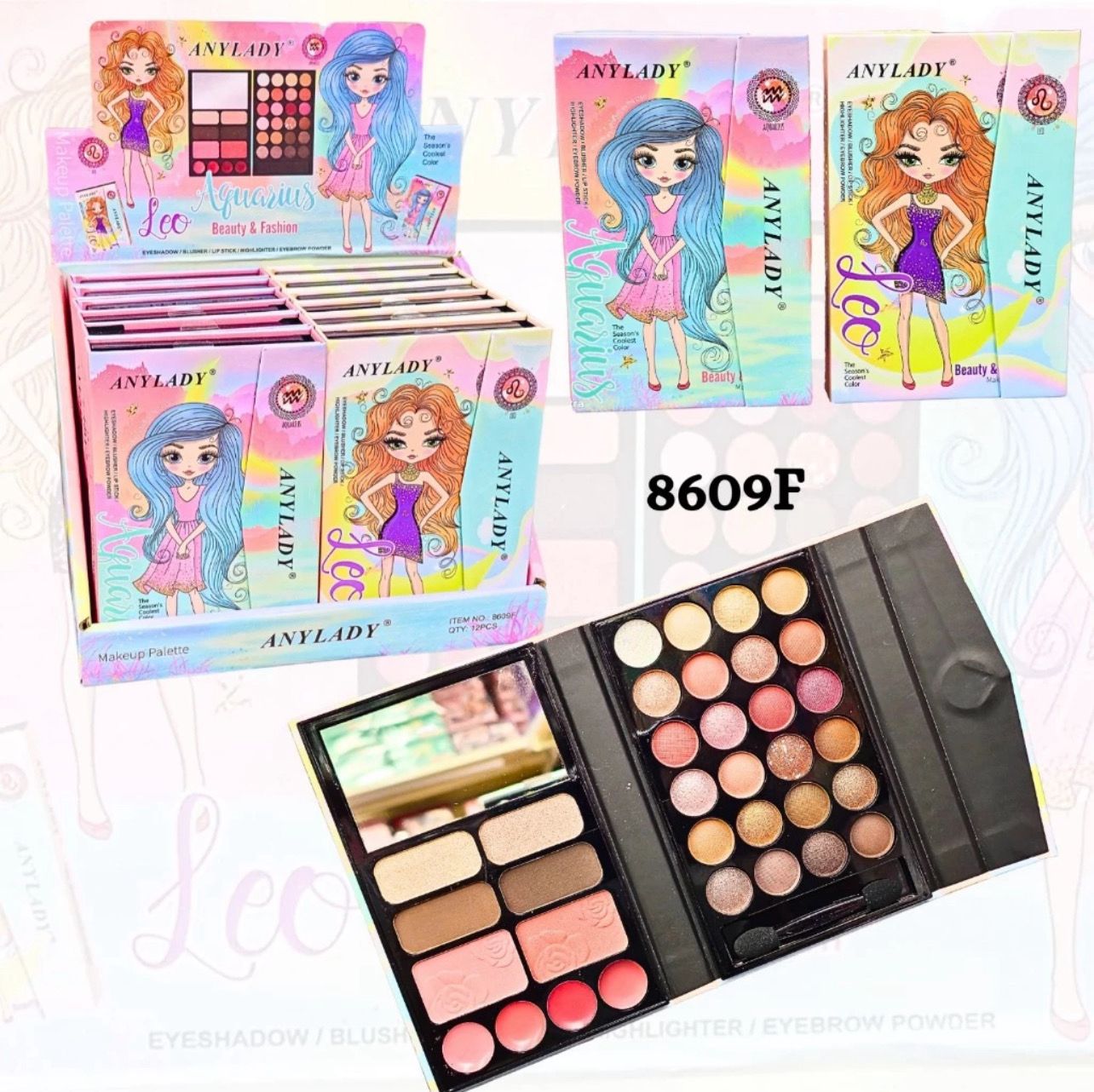 ￼ANYLADY SWEET FRUIT TEA MAKEUPKIT 1BOX/12PCS 2set