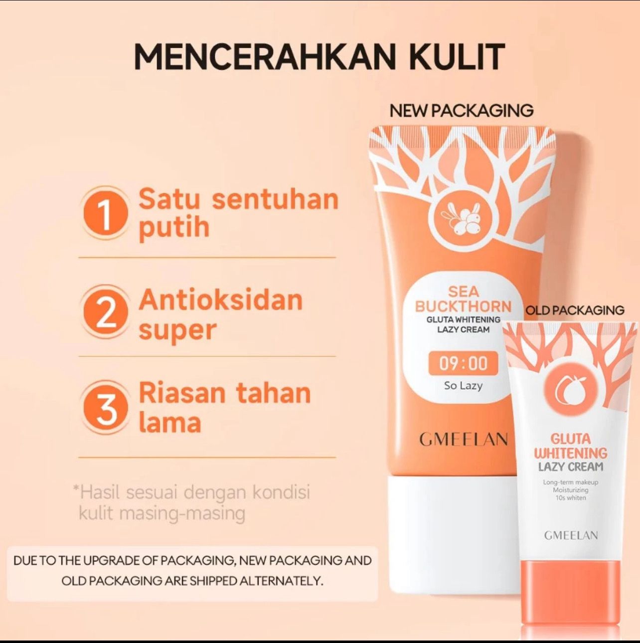 GMEELAN 3PCS Set 1 Minute Exfoliating Gel 50G + Whitening Day Cream 30G + Whitening Essence Cream Under Armpits 30G 1 $10/2$18