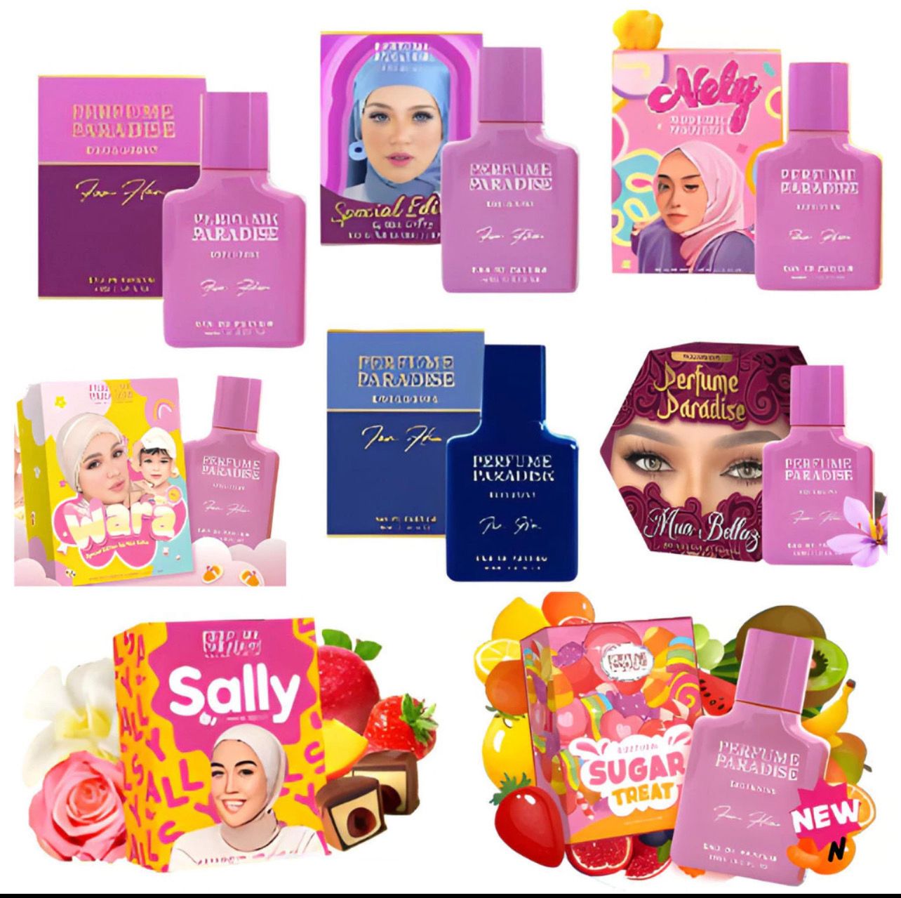 Perfume Paradise Minyak Wangi 30ml Besar Yaya Empire Mia Azahar Flower Viral Original HQ Signature *Special Edition 30ml*  2 bottle