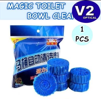 ￼(1 Piece) Magic Auto Toilet Bowl Cleaner Blue Bubble Flush Bathroom Clean Individual Packaging 22pcs