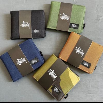 ￼ready stock onhand Stussy Minimalist Two Fold Short Wallet