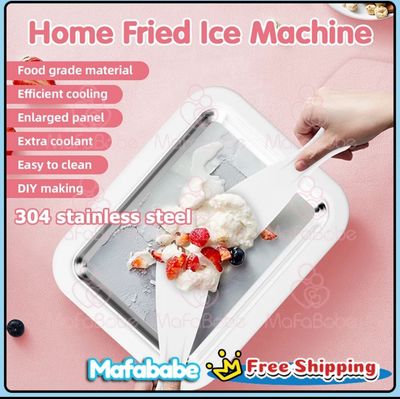 ￼Fried Ice Machine Fried Ice Cream Maker Machine Ice Cream DIY Maker Fried Ice Tray Homemade Ice Cream Roll