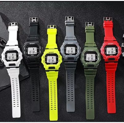￼Fashion Outfit Hot Jam Dark Knight Petak G Sports Men Women Unisex Kid Watch Jam Tangan Lelaki Perempuan 3pcs