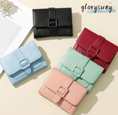 ￼GLORYSUNY Women Wallets, Multi-card Solid Color Mini Purse, Fashion Multi Functional Large-capacity Clutch Bag Ladies 4pcs