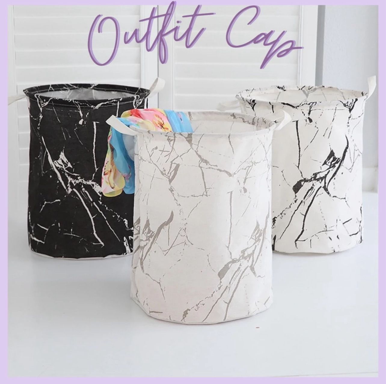 ￼Foldable Laundry Basket Storage Box Waterproof Large Bag Dirty Clothes Big Laundry Basket 3pcs