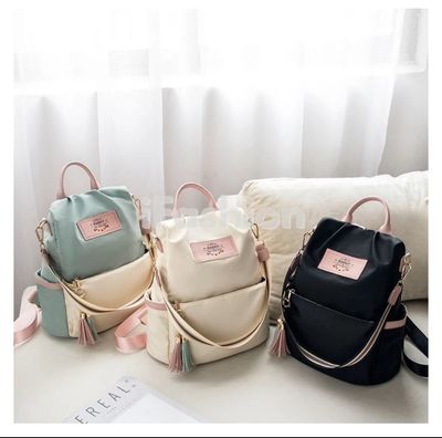 ￼iFASHION READY STOCK Women Anti Thief Big Capacity School Backpack Bag Wanita Beg Galas Belakang Perempuan Besar 1425