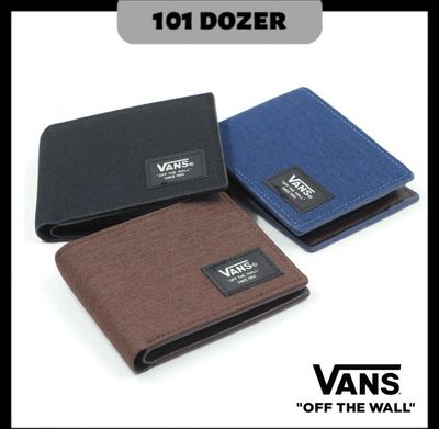 VANS I PORTER Bifold Wallet Dompet Casual Wallet Porter Compact Unisex (Couple wallet 1 - Long + 1 Short) 1set