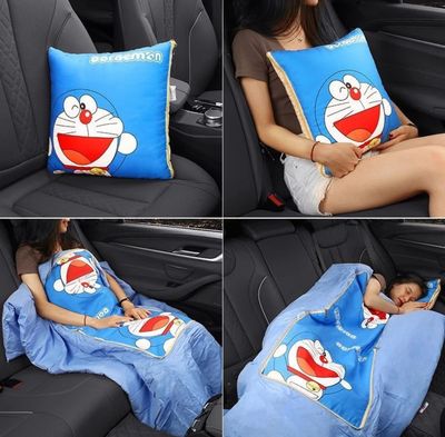 ￼Car Cushion Quilt Dual-Use Car 2-3-in-1 Pillow Blanket Car Headrest Sleeping Multi-Functional Pair (1 $10/ 2 $16)