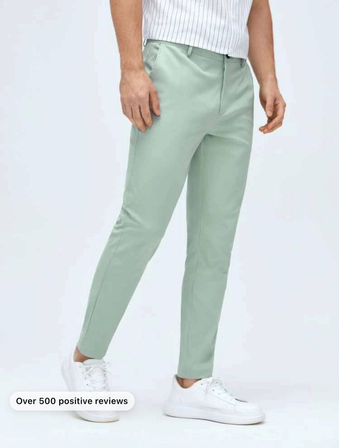 Manfinity Mode Men Solid Tapered Suit Pants