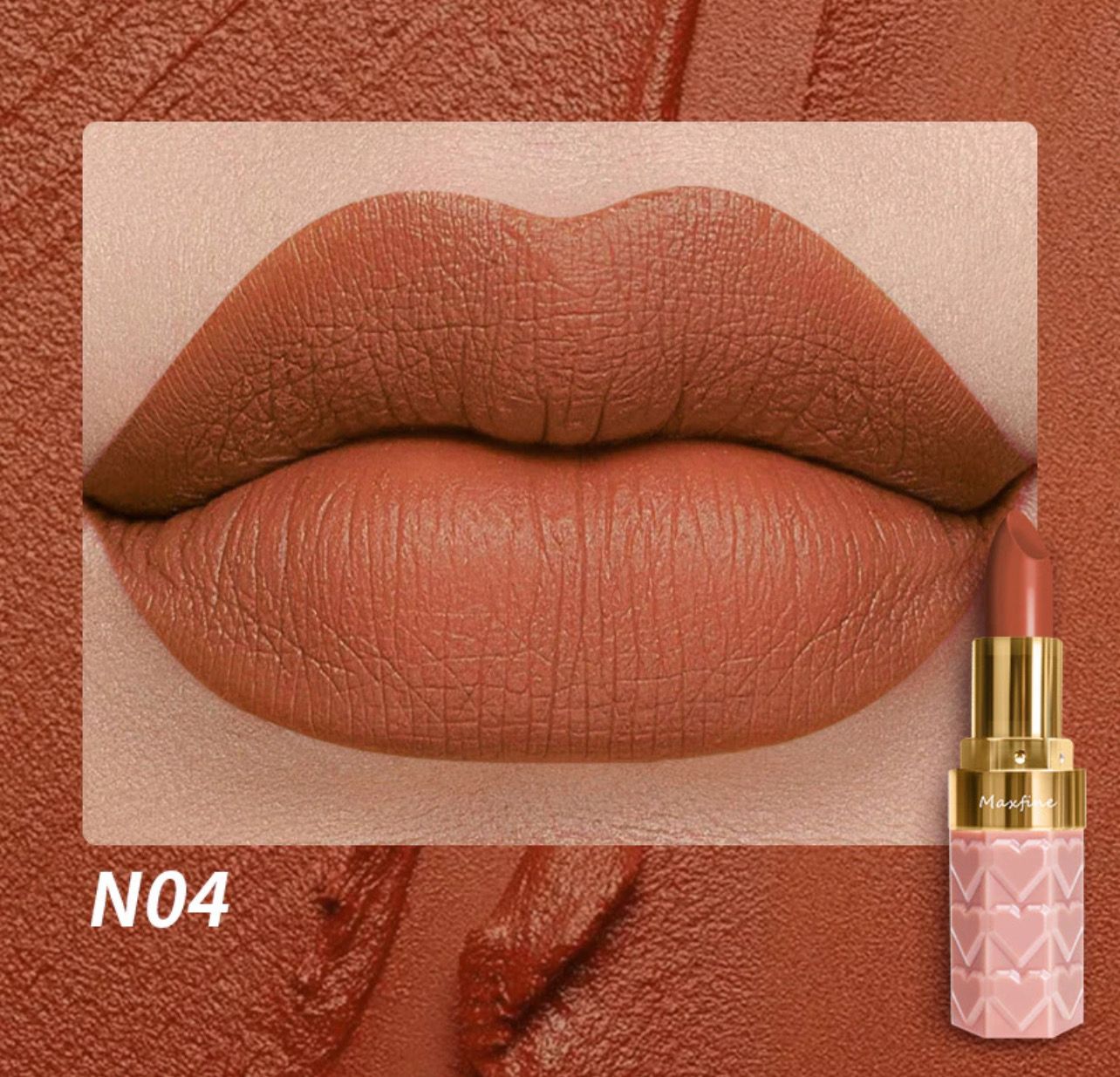 ￼18 Colors Lipstick Matte Matte Lipstick Long-Lasting Non-Stick Cup Non-Fade 4pcs