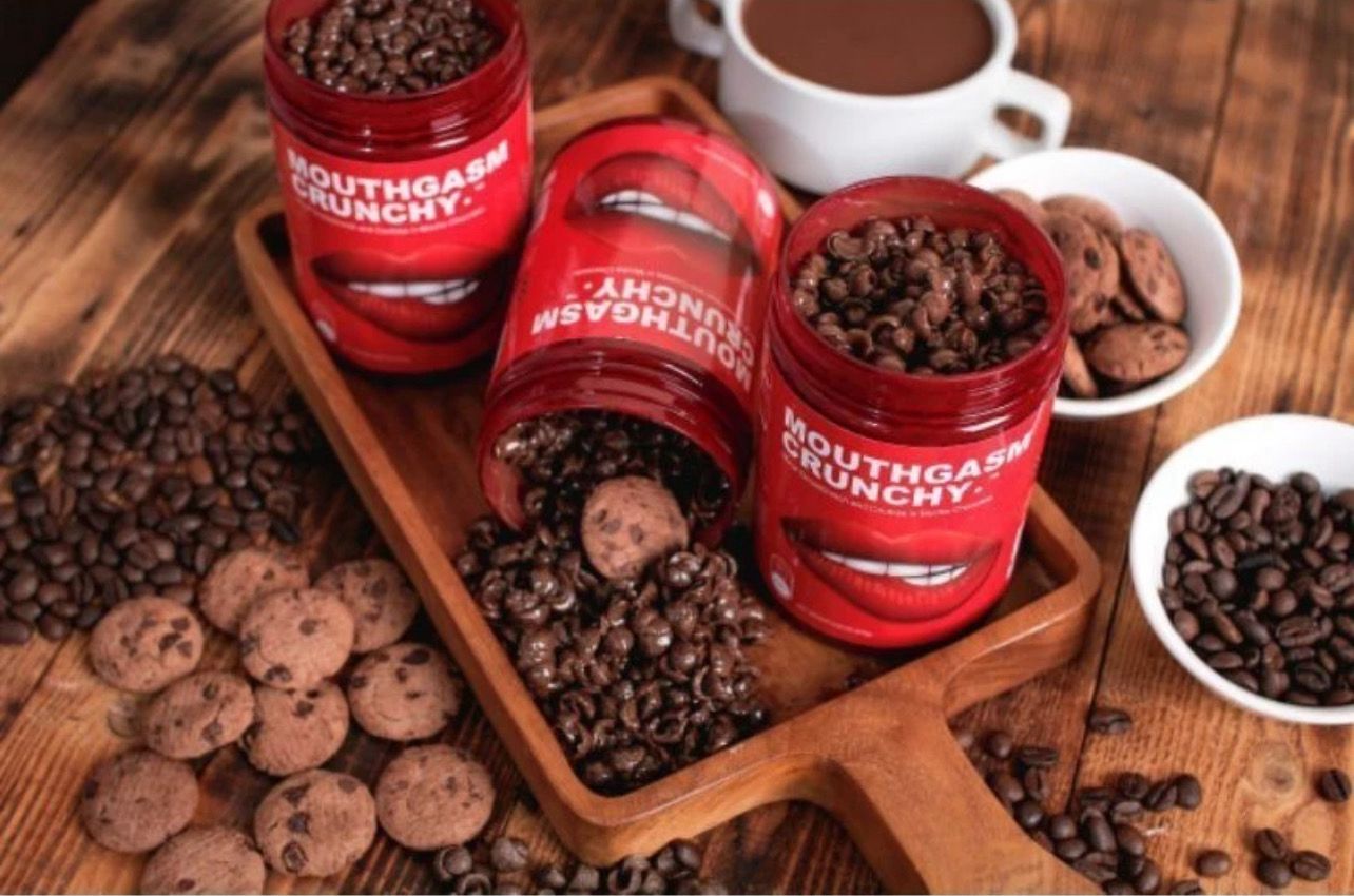 ￼Mouthgasm Crunchy (Mocha) 2 bottle