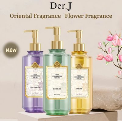 ￼【READY STOCK】Der.J  500ml  3-IN-1 Liquid Soap  Niacin whitening Moisturizing Deep muscle base cleaning  body wash  沐浴露 2bottle